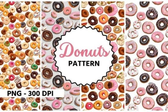 Download Cute Donuts Pattern - Premium Resources
