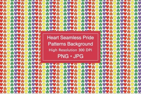 Download Heart Seamless Pride Patterns Background - Patterns Collection