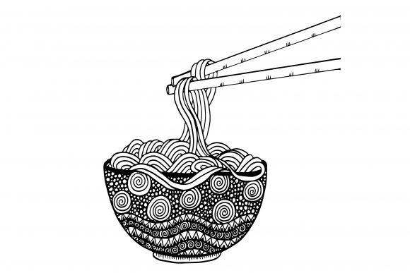 Download Doodle Noodle at Bowl and Chopsticks - Premium Bundle