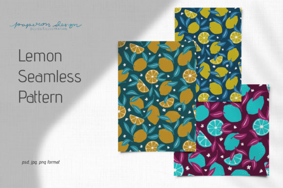 Download Lemon Seamless Pattern - Premium Resources