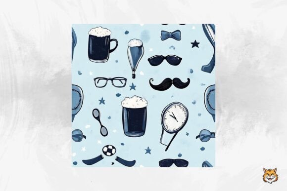 Download Father's Day Seamless Pattern - Father's day Collection