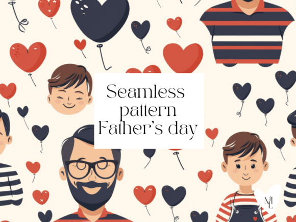 Download Father's Day Seamless Pattern - Father's day Collection