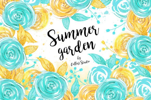 Download Floral Set, Flowers Illustrations, Roses - Illustrations Collection