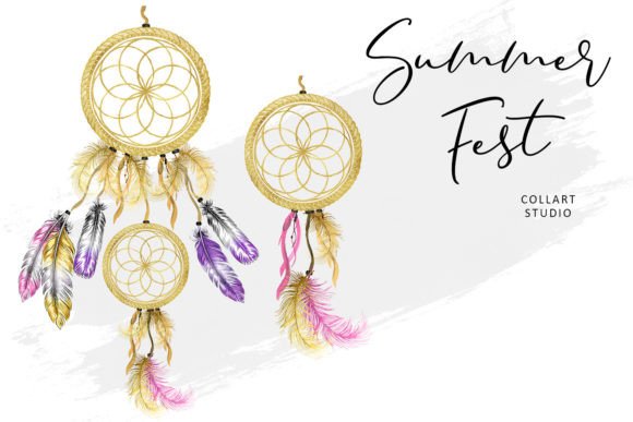 Download Summer Fest Illustrations, Dream Catcher - Illustrations Collection