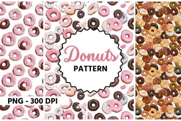 Download Cute Donuts Pattern - Premium Resources