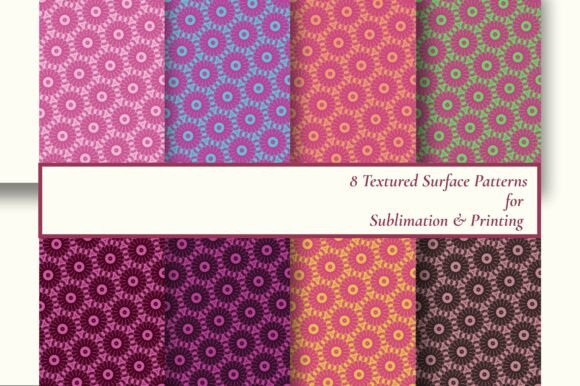Download 8 Seamless Geometric Floral Patterns - Patterns Collection
