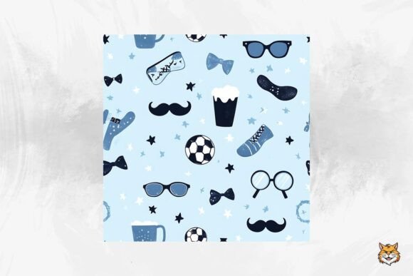 Download Father's Day Seamless Pattern - Father's day Collection